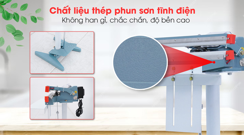 Chất liệu thép phun sơn tĩnh điện chắc chắn, bền bỉ