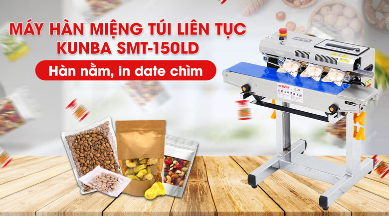 Máy hàn miệng túi Kunba SMT-150LD (có chân)