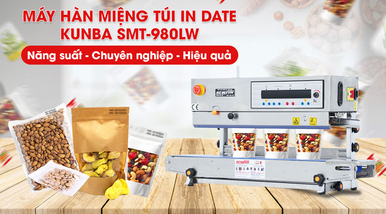 Máy hàn miệng túi lọc trà Kunba SMT- 980 LW