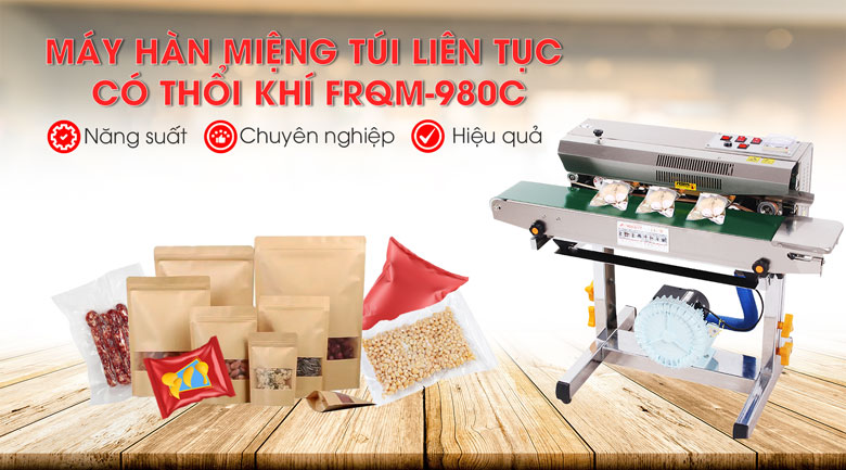 máy hàn miệng túi hà nội Kunba FRQM-980C