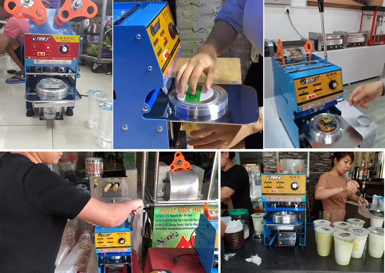 Máy dập cốc thủ công ET-D7 Thành phẩm máy dập cốc thủ công ET-D7