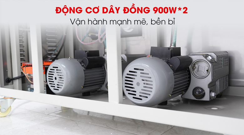 Máy hút chân không Kunba DZ500/2SA (2 buồng) Động cơ kép công suất lớn – Vận hành mạnh mẽ, êm ái
