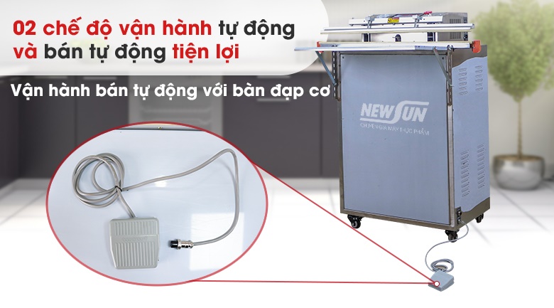 Máy hỗ trợ cả hai hình thức vận hành