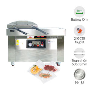 Máy ép chân không DZQ500-2SB Promax (buồng lõm 5cm)