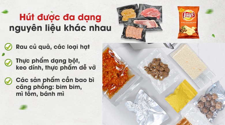 Ứng dụng đa dạng trong thực phẩm – đồ gia dụng – linh kiện điện tử