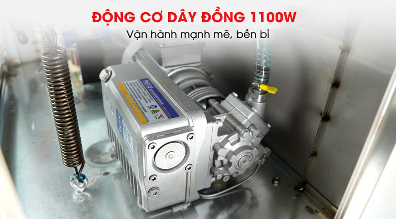 Động cơ công suất mạnh – Hút nhanh, hiệu quả cao