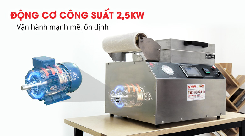 Động cơ công suất cao, vận hành ổn định 