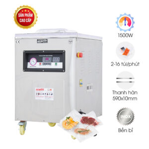 Máy ép chân không Kunba DZ600/2SE cao cấp