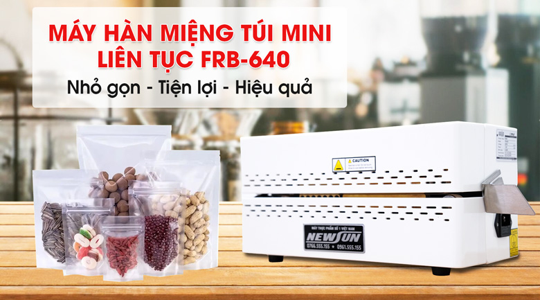 Máy hàn miệng túi mini FRB-640