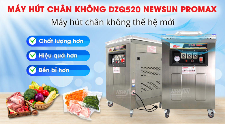 Máy ép chân không DZQ520 Promax