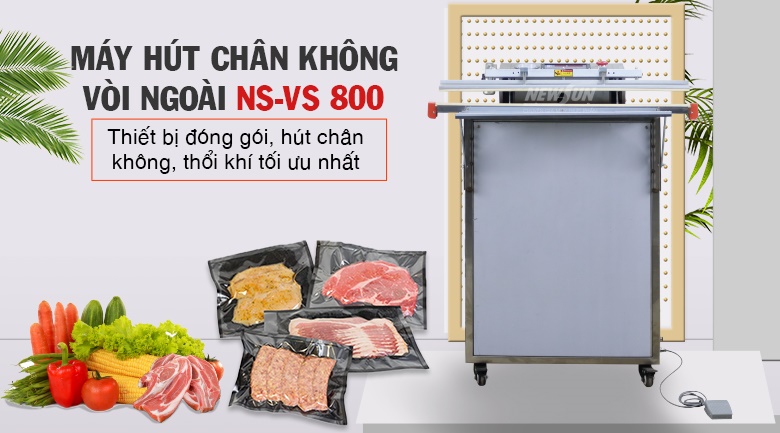 Máy ép chân không vòi ngoài VS800