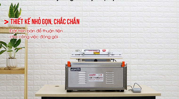 Thiết kế nhỏ gọn, chất liệu bằng inox có độ bền cao 