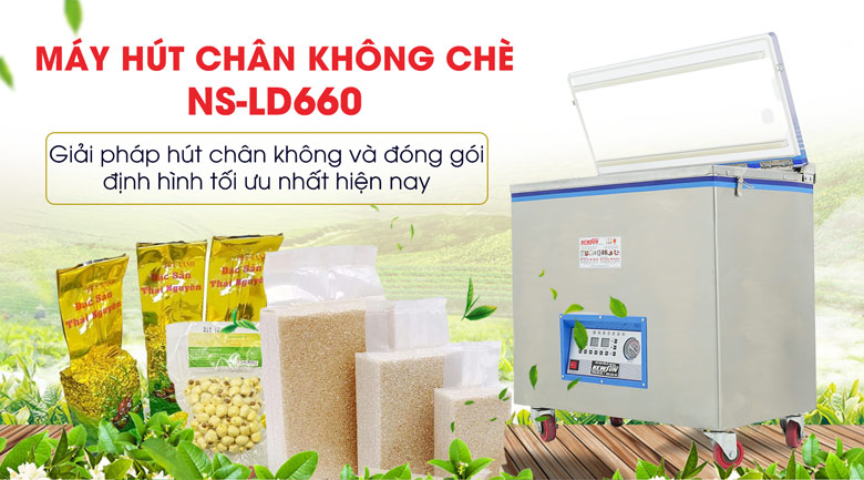 Máy ép chân không chè LD660 Máy ép chân không chè LD660