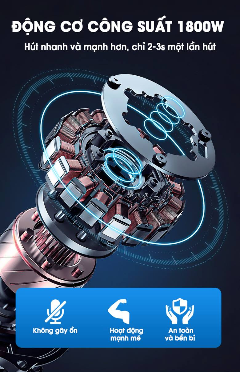 Công suất mạnh mẽ