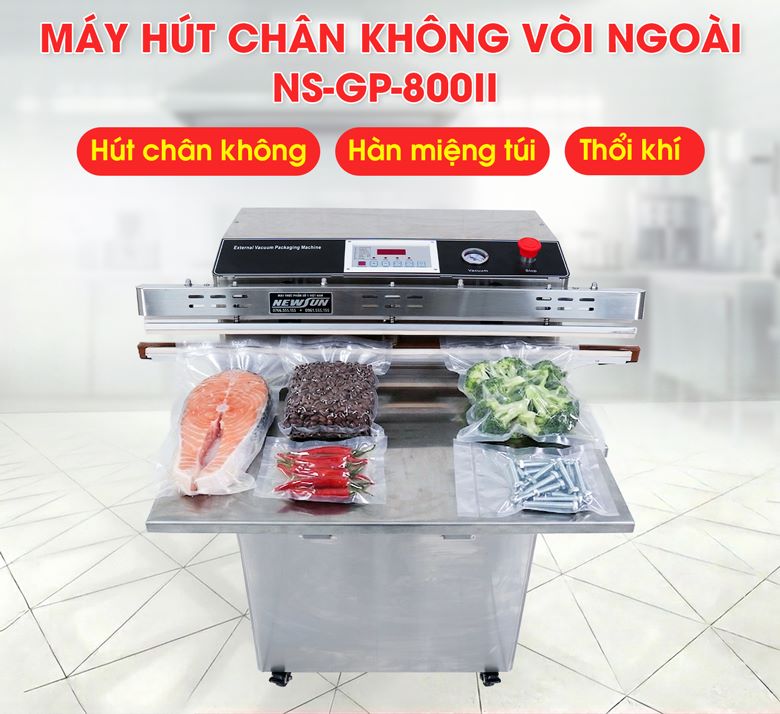 Máy hút chân không vòi ngoài NEWSUN NS-GP-800II